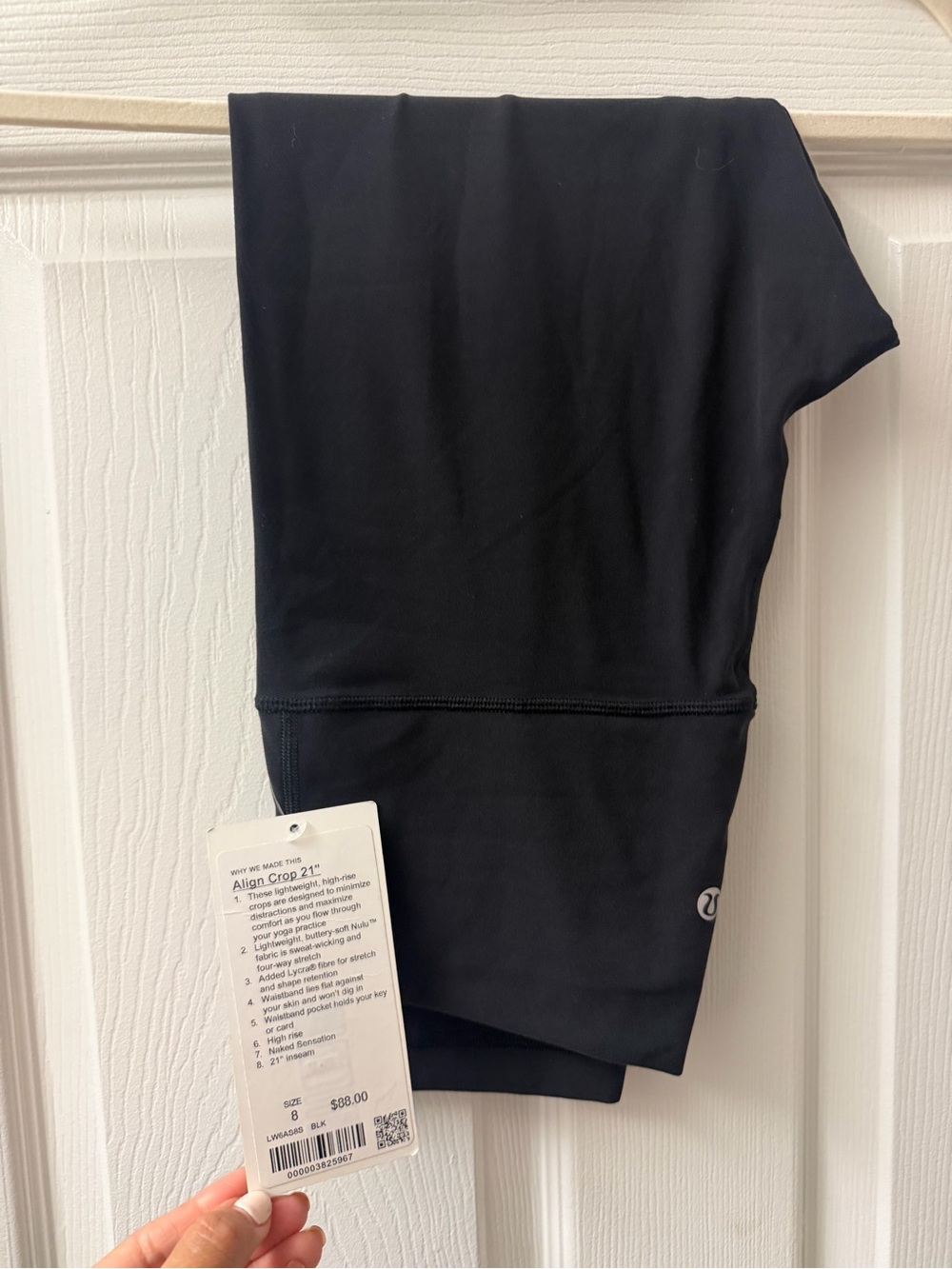 lululemon black Align Crop Leggings